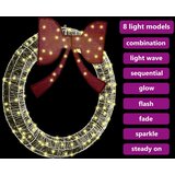  Vijenac s 150 LED svjetlima Topla bijela 120 cm Akril | shoptok.hr