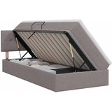  Krevet s madracem i skladištem Sivosmeđa 90 x 200 cm Baršun | shoptok.hr