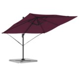  Roma dežnik Rdeča 286 x 285 x 265 cm Poliester in aluminij, (5000045840) | Shoptok.si