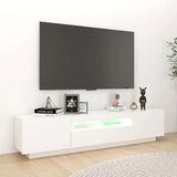 vidaXL TV ormarić s LED svjetlima bijeli 180 x 35 x 40 cm | shoptok.hr