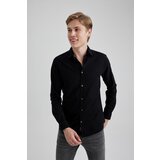 Defacto Slim Fit Cotton Long Sleeve Shirt Cene