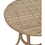  3-dijelni bistro set s jastucima miješane bež boje poliratan - bež i siva 1 | shoptok.hr