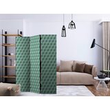 Artgeist PARAVAN 135/172/3 cm turkizna, metino zelena | Shoptok.si