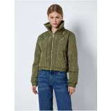 Noisy May Khaki Ladies Quilted Bomber with Collar Ziggy - Women