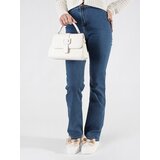 Shelvt White small handbag with gold elements | shoptok.hr