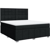 Maison Chic Box spring postelja - Vzmetna postelja z vzmetnico črna 180x200 cm blago SL24246, (21879413) | Shoptok.si