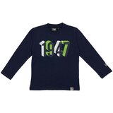 Leone 1947 Majice z dolgimi rokavi Boy T-Shirt Long Sleeves Basic Modra Cene