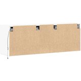 vidaXL Zidni TV ormarić s LED svjetlima bijeli 130x31x45 cm | shoptok.hr