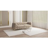 Ropez Sivo-bež baršunasti sofa 225 cm Chelsea Bis – | shoptok.hr