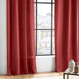Douceur d intérieur Rdeča zavesa iz mikrovlaken 140x260 cm Absolu – | Shoptok.si