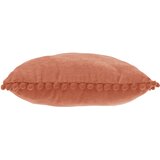 Atmosphera UKRASNI JASTUK S POMPONIMA 40X40CM POLIESTER/POLIAMID CIGLENA | shoptok.hr
