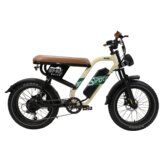 Onesport W66 Moto-Style E-kolo, 500 W BAFANG motor 65 NM, Support APP, bež, (21960210) | Shoptok.si