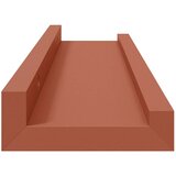  Stenska polica 2 pcs Rdeča 40 x 9 x 3 cm Konstruiran les, (5000200865) | Shoptok.si