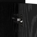 TV ormar 168 x 33 x 47 cm Crni hrast Konstruirano drvo | Shoptok.si