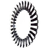 Kayoom STENSKO OGLEDALO, 80/80/5 cm kovina, steklo | Shoptok.si