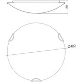 Globo 40402-3 - plafonsko svetlo calimero i 3xE27/60W/230V | Eponuda.com