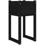 Sadilice 2 kom crne 40x40x81 cm od masivne borovine | shoptok.hr