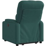  Naslonjač na podizanje od tkanine tamnozeleni | shoptok.hr