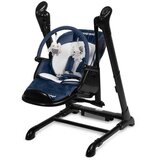CARETERO Indigo Black hranljiva stolica + ljuljačka plava | shoptok.hr