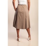 Fenzy Midi Pamučna Suknja, Smeđa | shoptok.hr