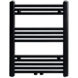  Crni kupaonski radijator za centralno grijanje ravni 600 x 764 mm | shoptok.hr