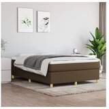  Za krevet s oprugama tamnosmeđi 140 x 190 cm od tkanine | shoptok.hr