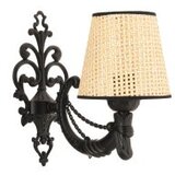 Opviq zidna lampa gloria coral natural black