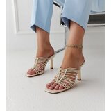 Gemre Light beige stiletto mules Borna | shoptok.hr