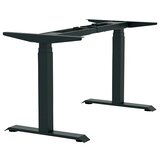  Ogrodje mize E-MORE 2M3S (Nastavljiva širina: 110 cm - 180 cm, Nastavitev višine: 60 cm - 125 cm, Nosilnost izdelka: 160 kg, Jeklo, Črna) | Shoptok.si