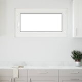  Prozor za podrum RISOR 110 x 70 cm PVC i staklo Bijela | shoptok.hr