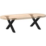 vidaXL Noge za stolić u obliku slova X 2 kom crne 50x(30-31) cm čelik | shoptok.hr