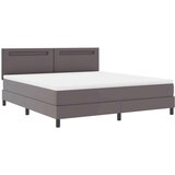  Okvir postelje z vzmetnico Siva 180 x 200 cm Umetna koža, (5000022720) | Shoptok.si