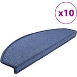  Prostirke za stepenice 10 kom 65x24x4 cm plave poluokrugle velike | shoptok.hr