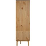 Ormarić s vratima OTTA Crna 76,5 x 53 x 172 cm Masivna borovina | shoptok.hr