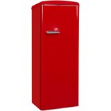 EXQUISIT Izjemni hladilnik v retro rdece RKS325-V-H-161E dizajnu barve 146,5 cm visok. | Shoptok.si