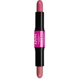 NYX Professional Makeup Wonder Stick Cream Blush dvostrani korektor nijansa 01 Light Peach and Baby Pink 2x4 g | shoptok.hr