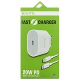 BAVIN Bavitel punjač 20W PD Type C +kabl Type C/ Type C bela ( 92014 ) Cene