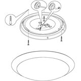 Eglo Pilone spoljna plafonjera/1, led, 11w, bela | Eponuda.com