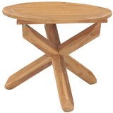  Vrtni blagovaonski stol Ø 90 x 75 cm od masivne tikovine | shoptok.hr