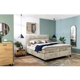 Esposa POSTELJA BOXSPRING 160 cm x 200 cm , tekstil svetlo rjava | Shoptok.si