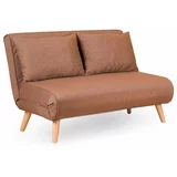 Artie Smeđa sklopiva sofa 120 cm Folde –