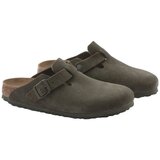 Birkenstock Boston Suede Leather Narrow - Thyme Zelena | shoptok.hr