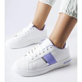 Gemre White sports shoes with a purple accent Marei | Shoptok.si