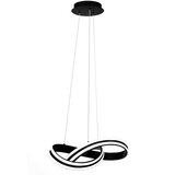 Toolight Moderna LED stropna svjetiljka + pilot App817-CP crna | shoptok.hr