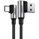 kutni kabel USB Type C brzo punjenje QC3.0 3 A 1 m