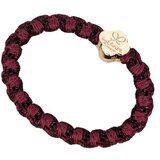 By Eloise London Woven Gold Quatrefoil Woven Plum gumice za kosu | shoptok.hr