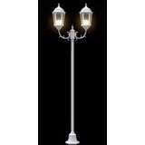  Vrtno svjetlo Bijelo 68 x 20 x 235 cm Aluminij i staklo | shoptok.hr