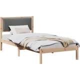  Krevetna konstrukcija Tamno siva 90 x 200 cm Čvrsto borovo drvo | shoptok.hr