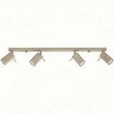 Sollux Lighting Stropna svetilka RING 4L sivo-rjava, (5000285115) Slike