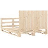  Okvir za krevet s uzglavljem 140x200 cm od masivne borovine | shoptok.hr